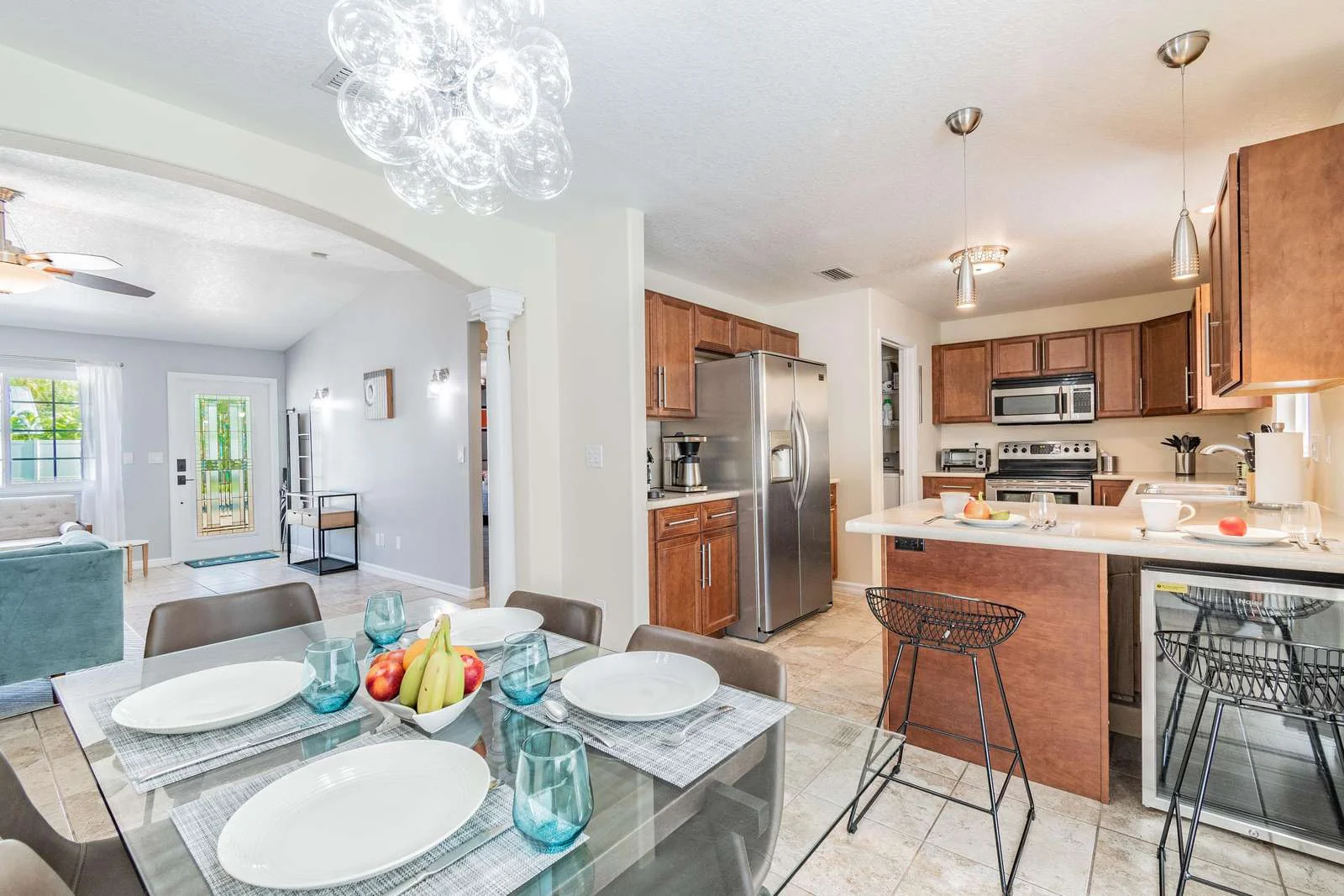 Kitchen and dining